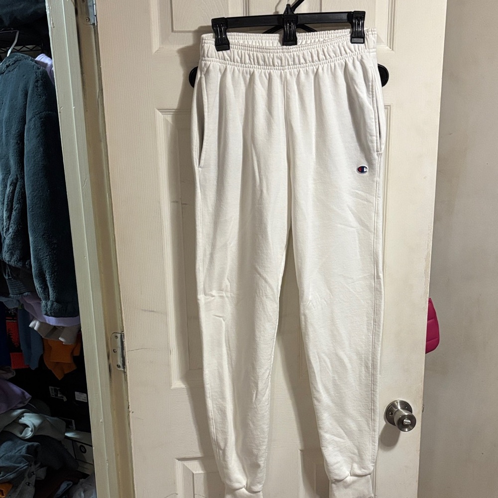 Champion White Sweatpants